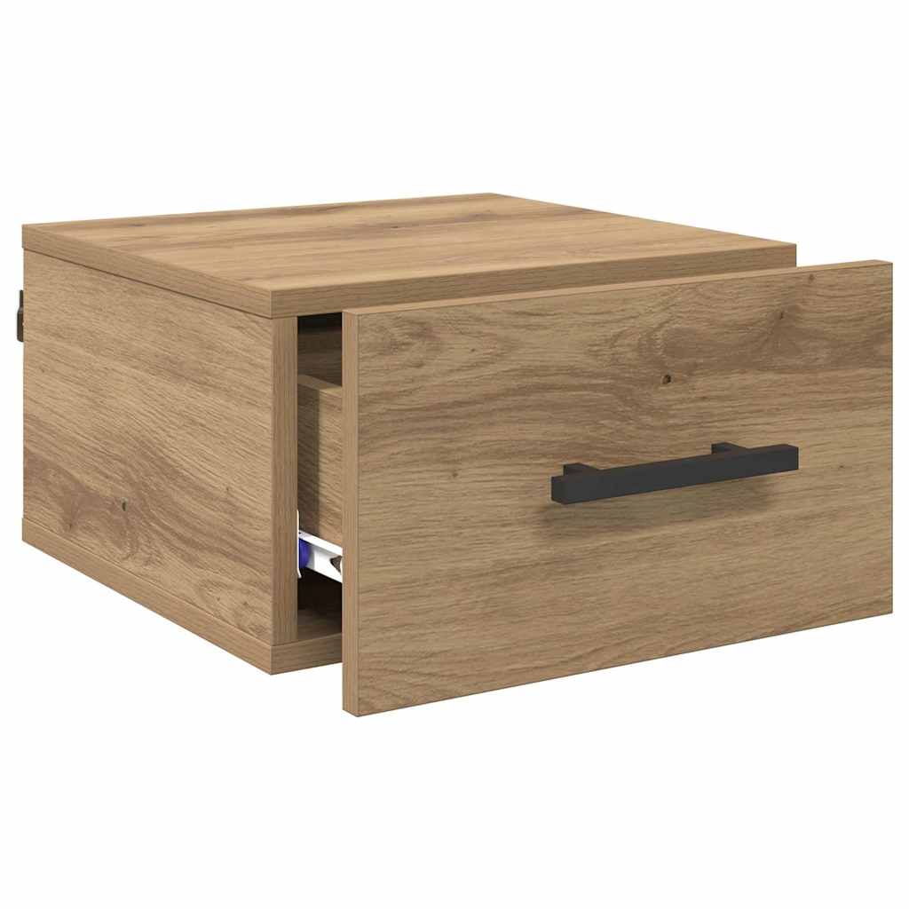 Bedside Cabinet Artisan oak 35 x 35 x 20 cm Engineered wood