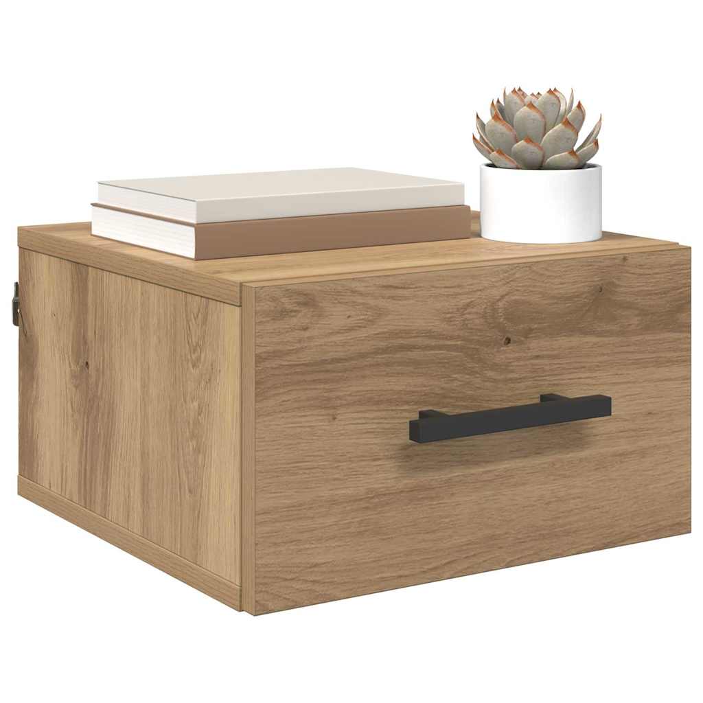 Bedside Cabinet Artisan oak 35 x 35 x 20 cm Engineered wood