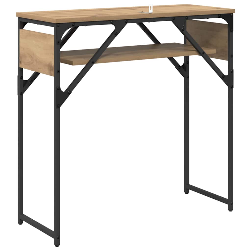 ConsoleTable Artisan oak 75x30x75cm Engineered Wood