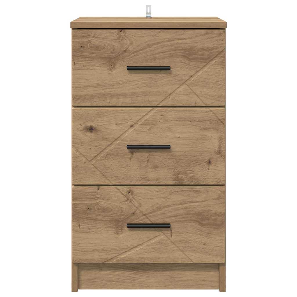 Bedside Cabinet Artisan oak 38 x 38 x 66 cm Engineered wood
