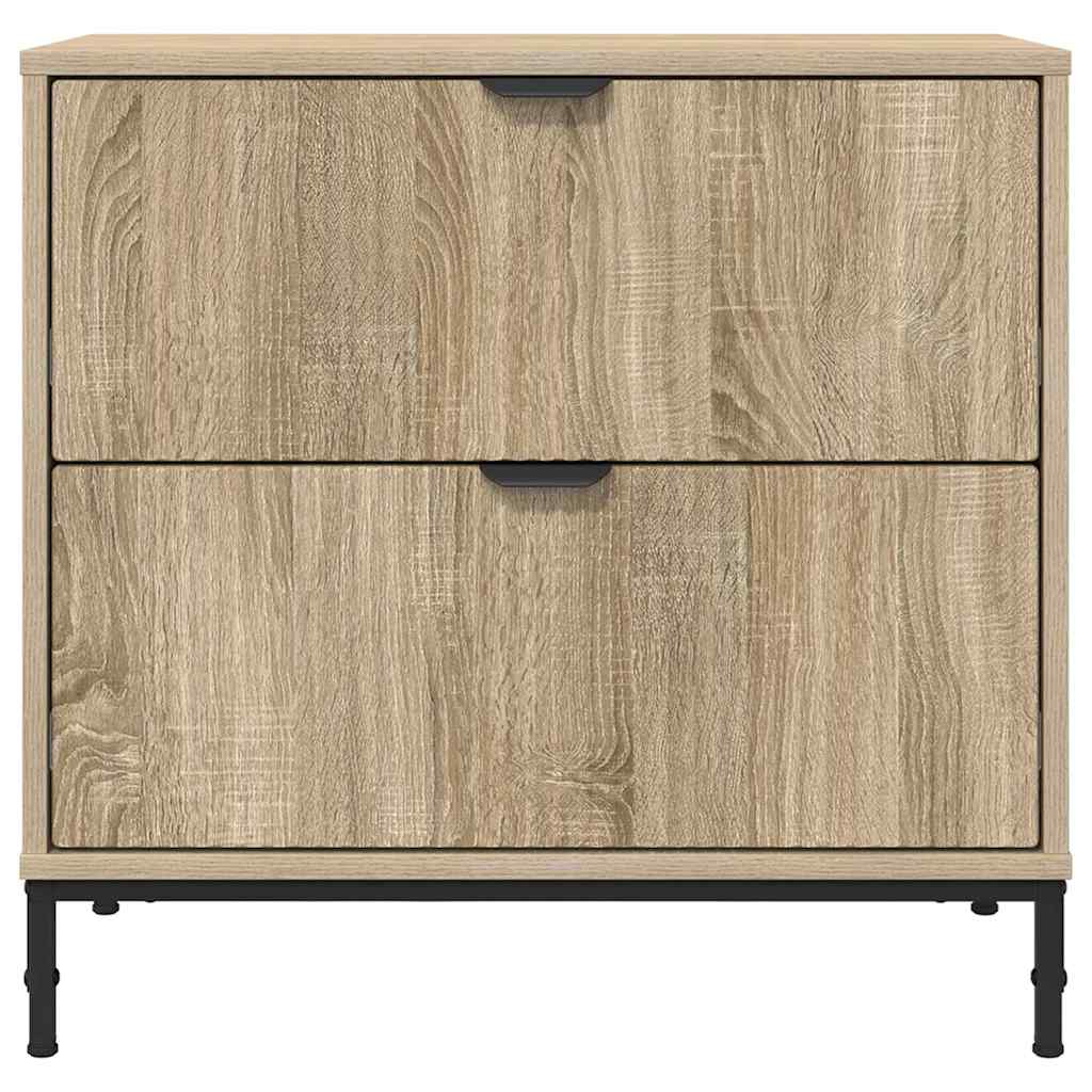 Bedside Table Sonoma oak 63.5 x 36 x 61 cm Engineered wood