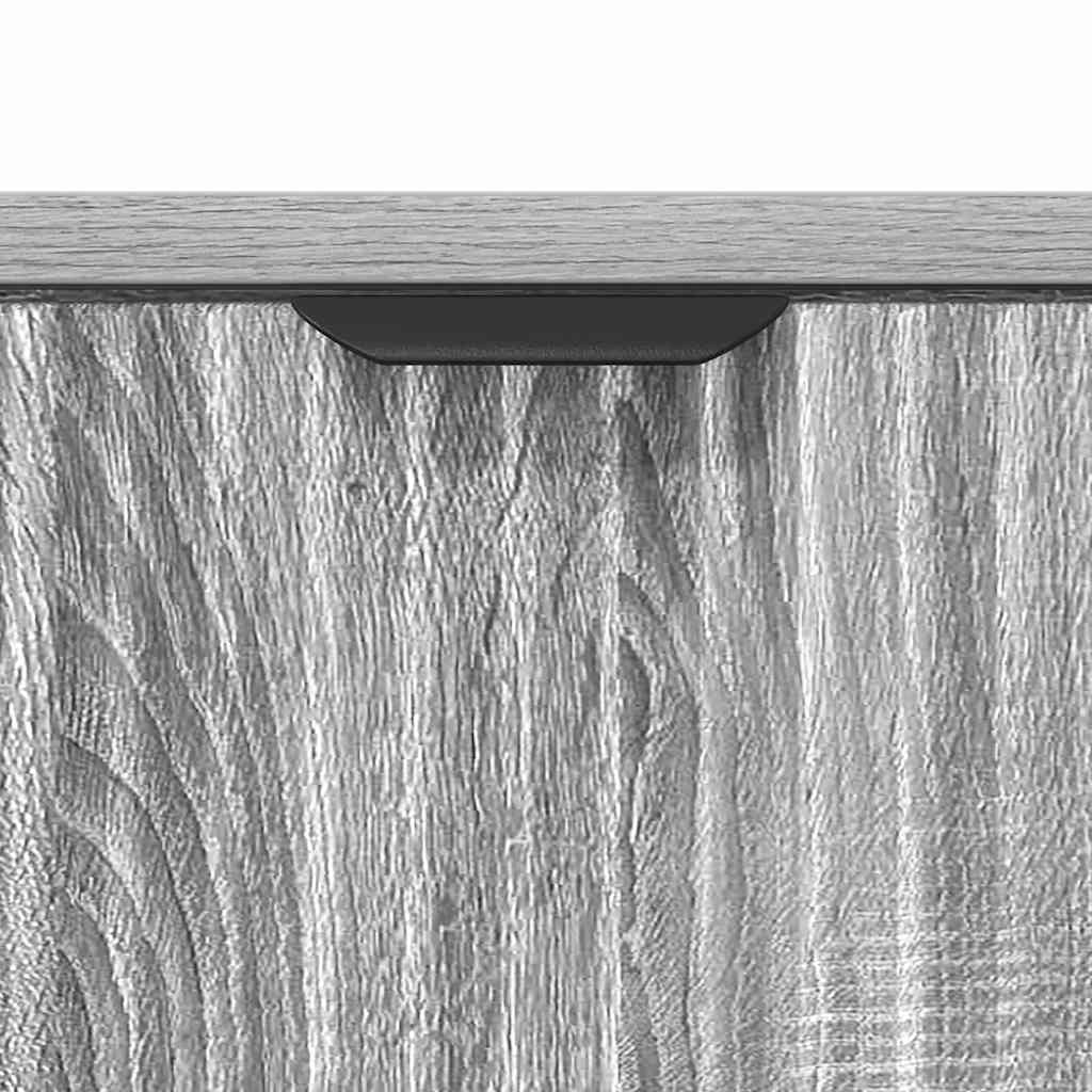 Bedside Table Grey sonoma 63.5 x 36 x 61 cm Engineered wood
