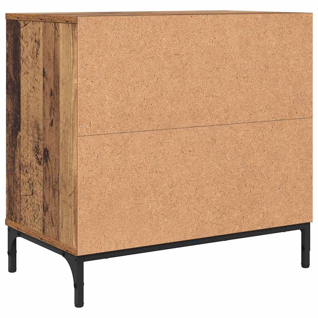 Bedside Table Old wood 63.5 x 36 x 61 cm Engineered wood