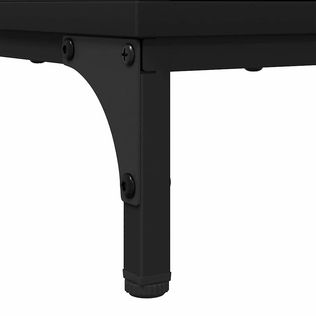 Bedside Tables 2 pcs Black 49 x 36 x 61 cm Engineered wood