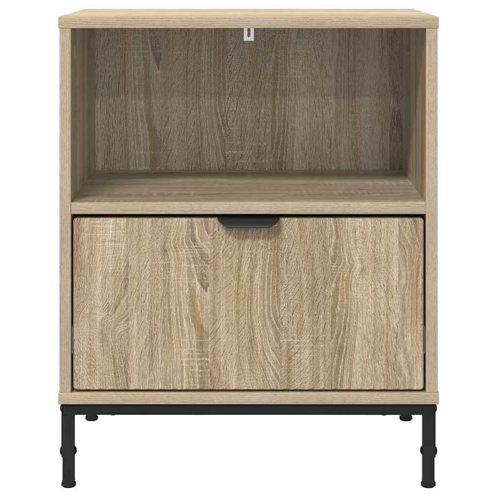 Bedside Table Sonoma oak 49 x 36 x 61 cm Engineered wood