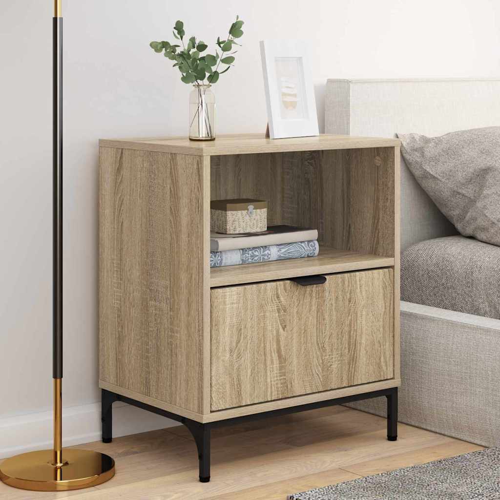 Bedside Tables 2 pcs Sonoma oak 49 x 36 x 61 cm Engineered wood