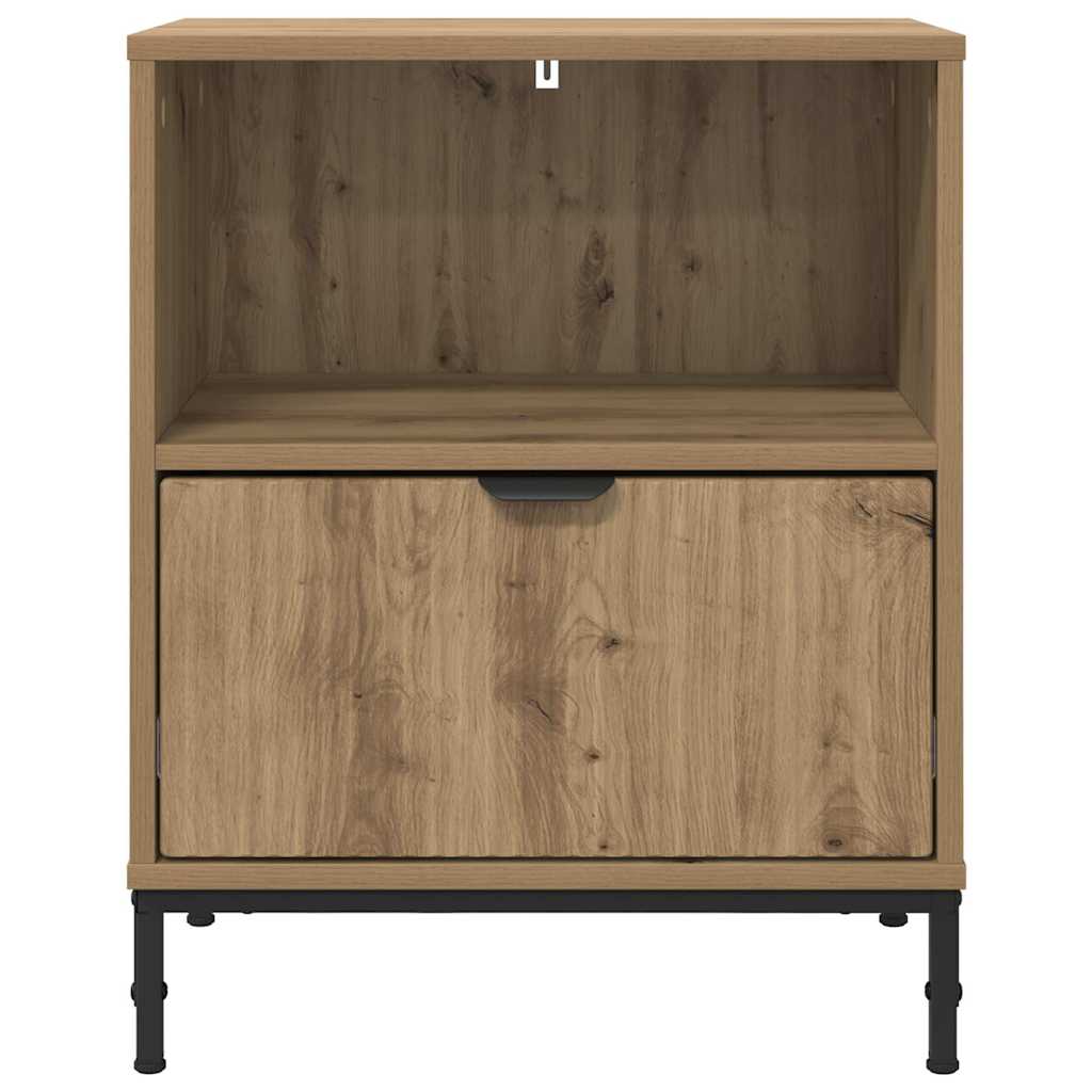 Bedside Table Artisan oak 49 x 36 x 61 cm Engineered wood