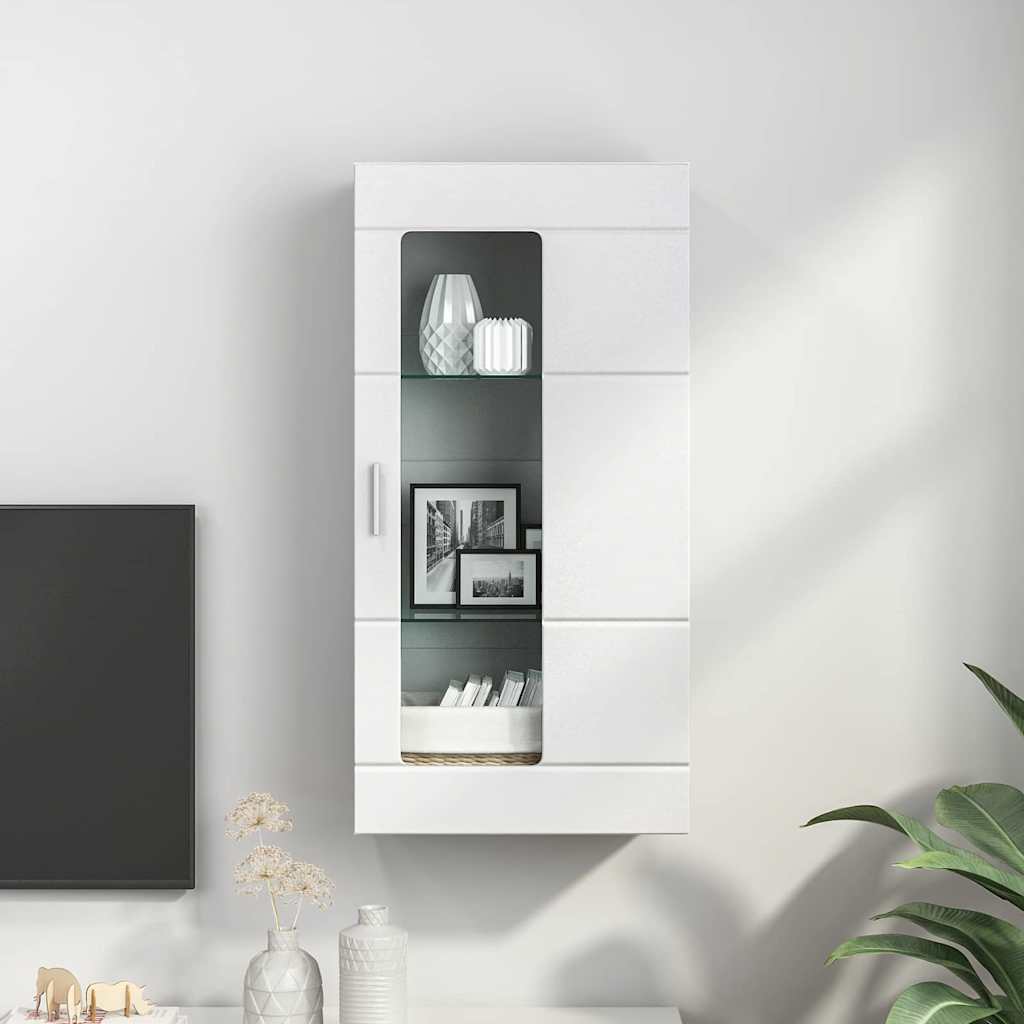 Wall-mounted Cabinet White 55 x 29 x 100 cm Engineered wood