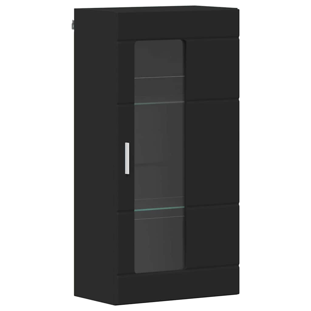 Wall-mounted Cabinet Black 55 x 29 x 100 cm Engineered wood
