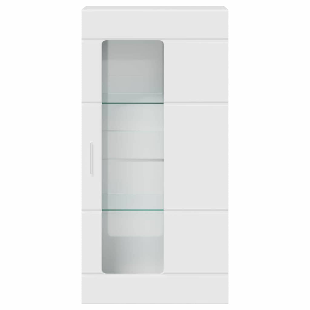 Wall-mounted Cabinet High gloss white 55 x 29 x 100 cm