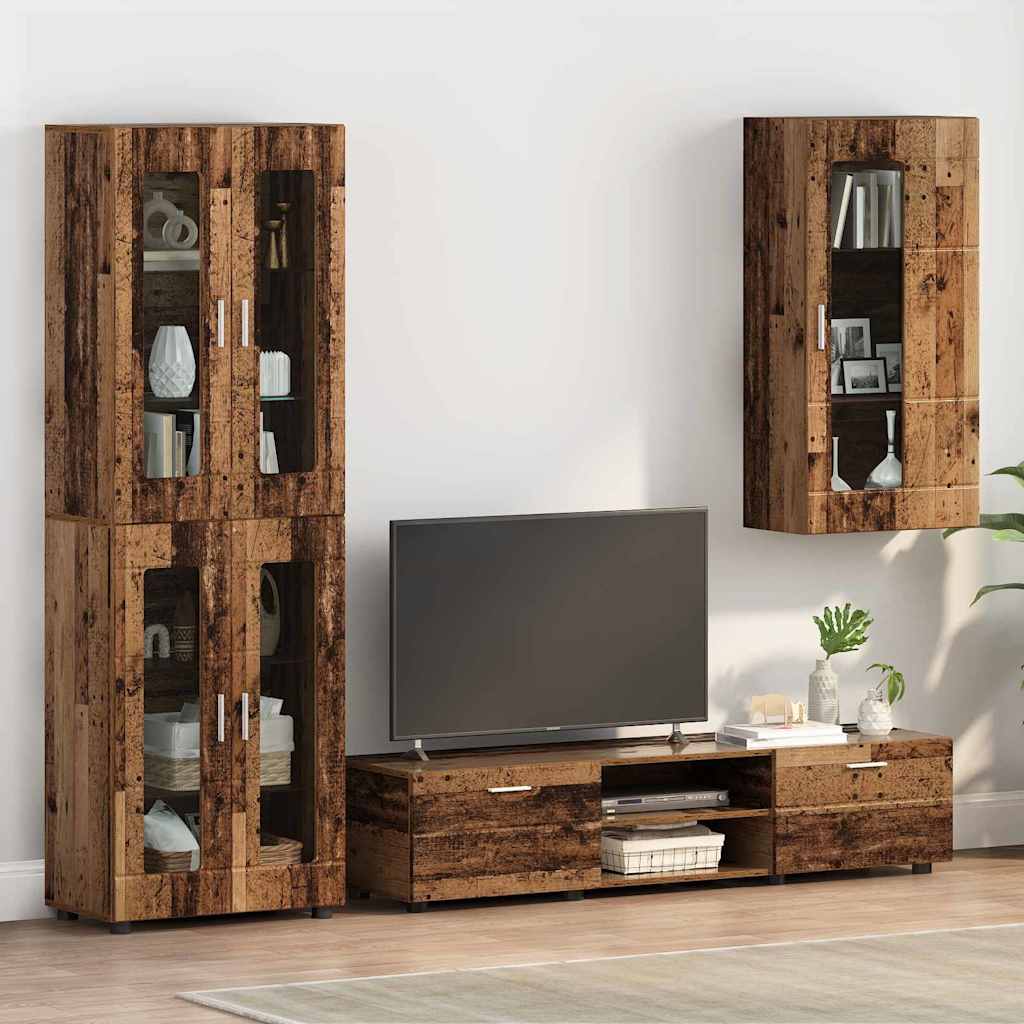 Wall-mounted Cabinet Old wood 55 x 29 x 100 cm Engineered wood
