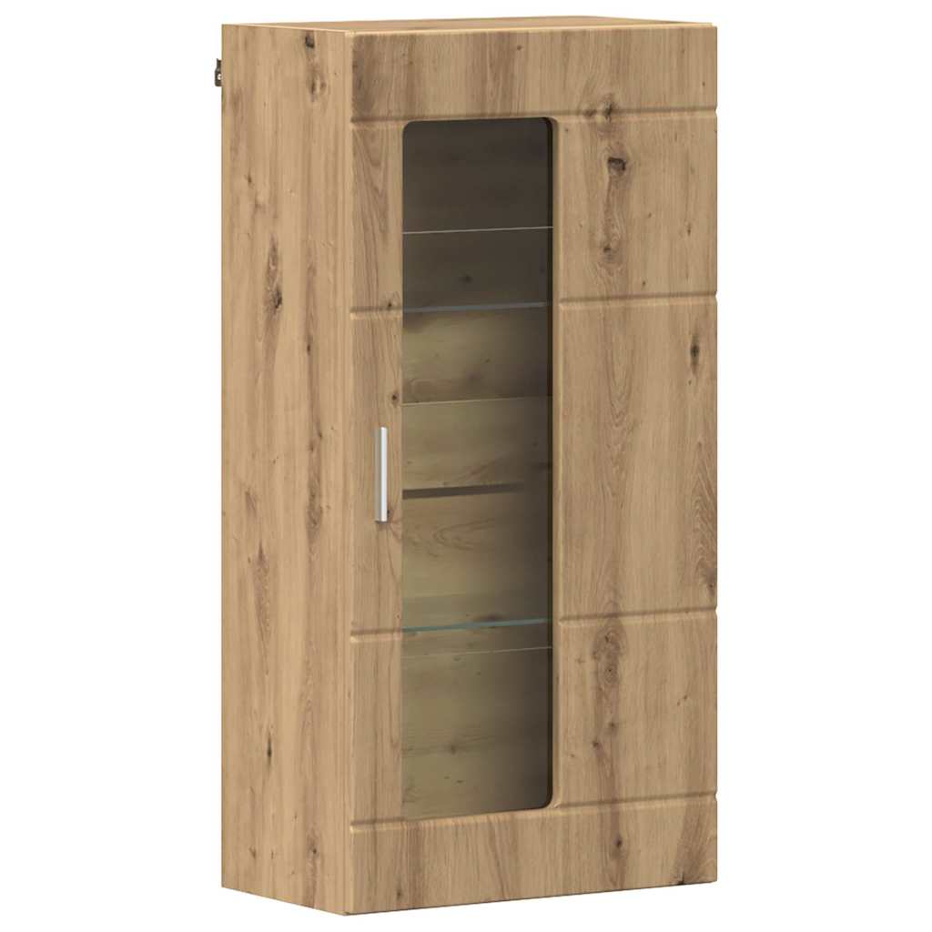 Wall-mounted Cabinet with Shelf Artisan oak 55 x 29 x 100 cm