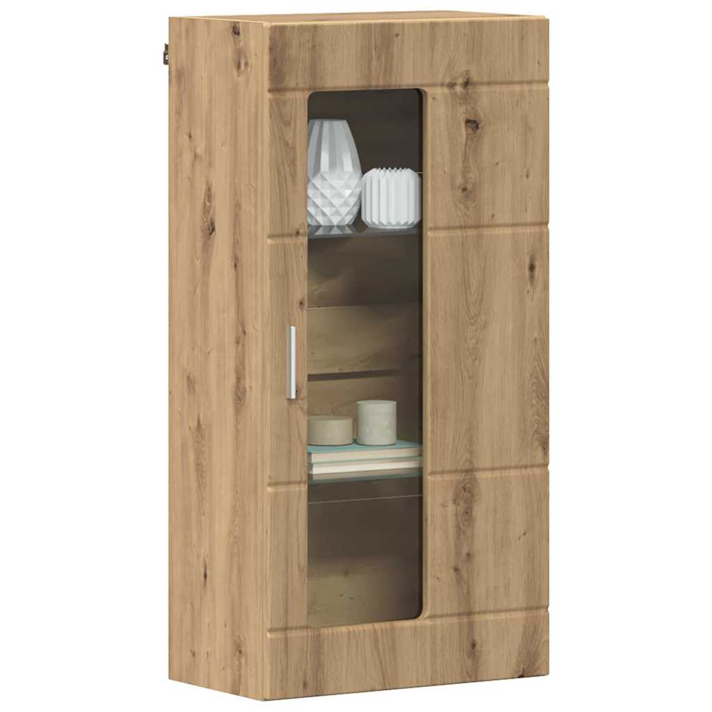 Wall-mounted Cabinet with Shelf Artisan oak 55 x 29 x 100 cm