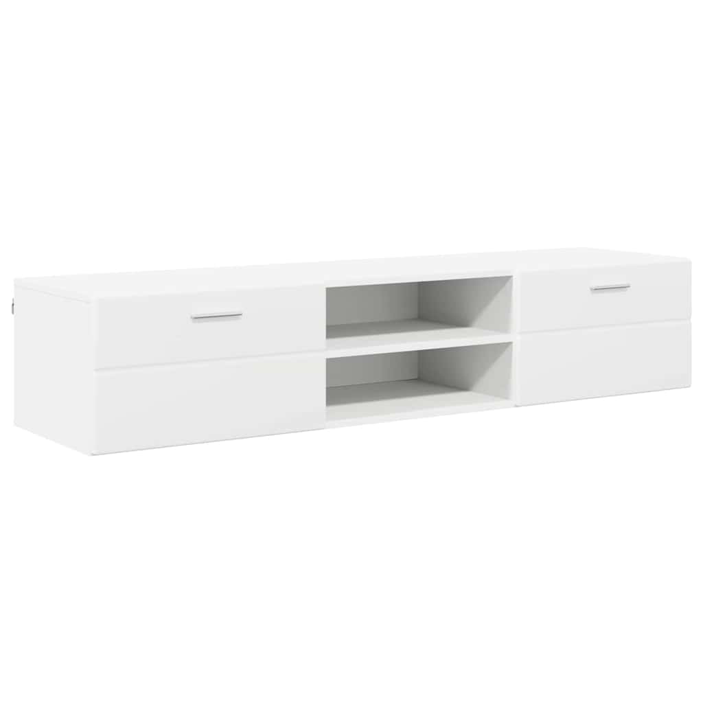 TV Cabinet with Drawer White 150 x 39 x 30 cm Engineered wood