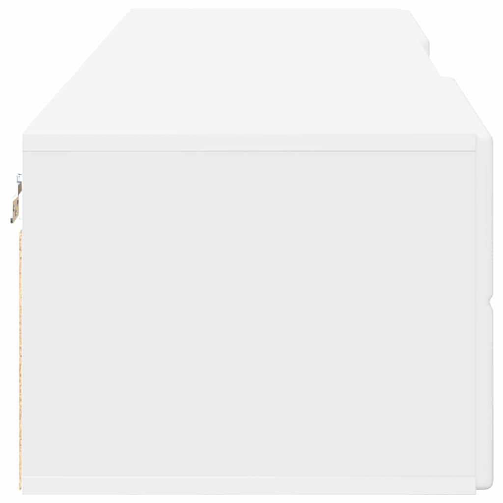 TV Cabinet with Drawer White 150 x 39 x 30 cm Engineered wood