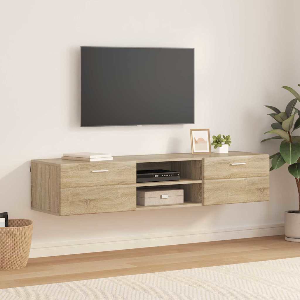 TV Cabinet Sonoma oak 150 x 39 x 30 cm Engineered wood