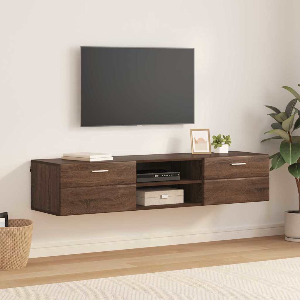 TV Cabinet Brown oak 150 x 39 x 30 cm Engineered wood
