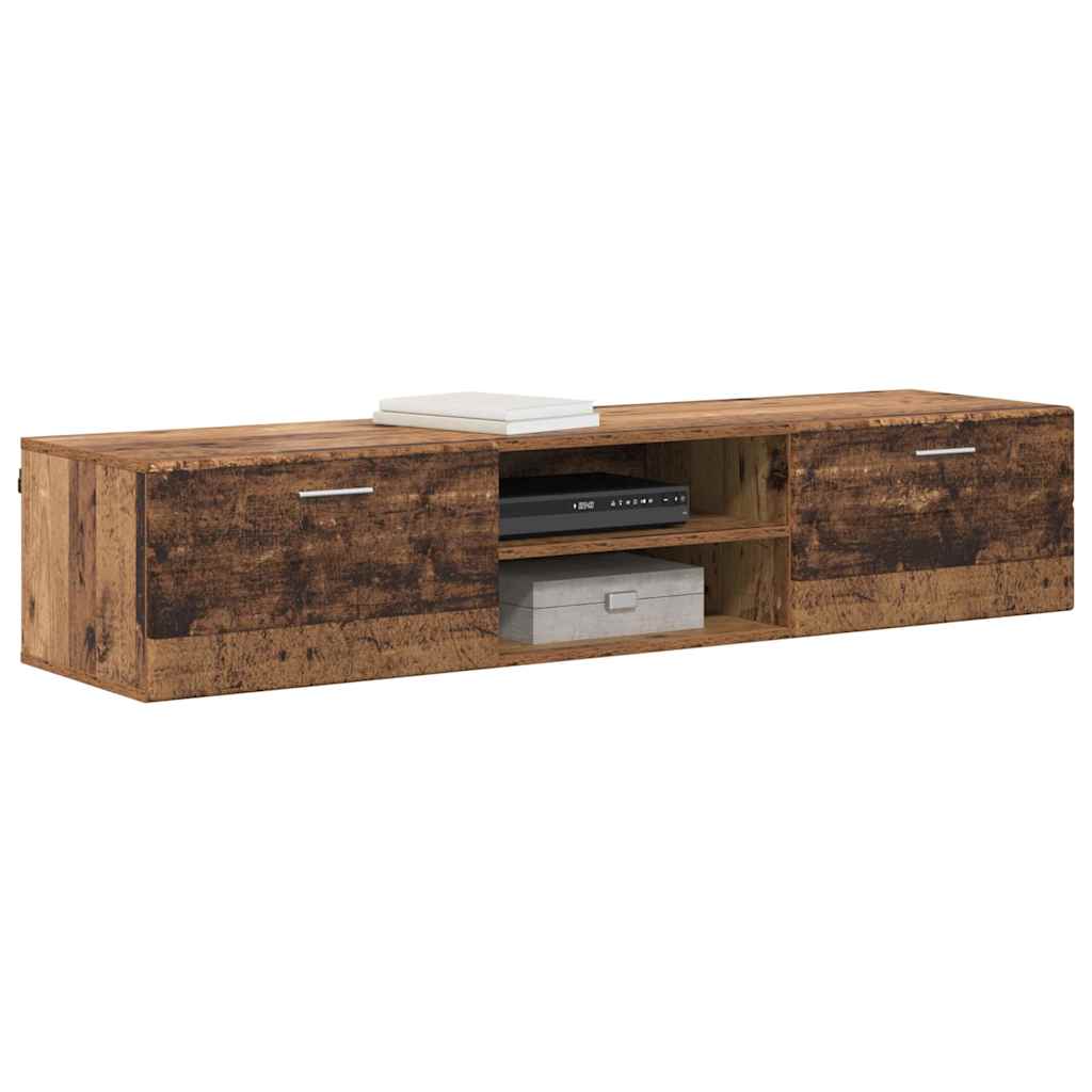 TV Cabinet with Shelf Old wood 150 x 39 x 30 cm Engineered wood