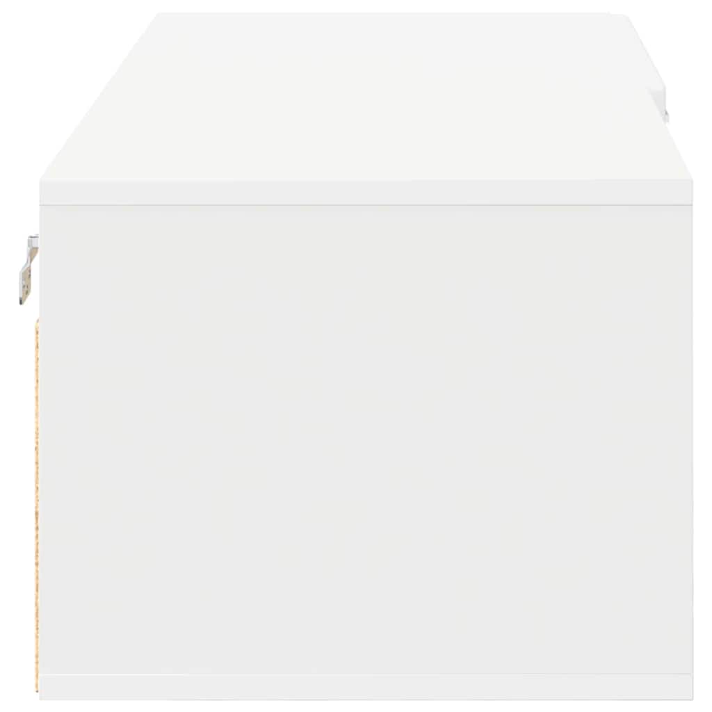 TV Cabinet with Drawer White 100.5 x 39 x 30 cm Engineered wood