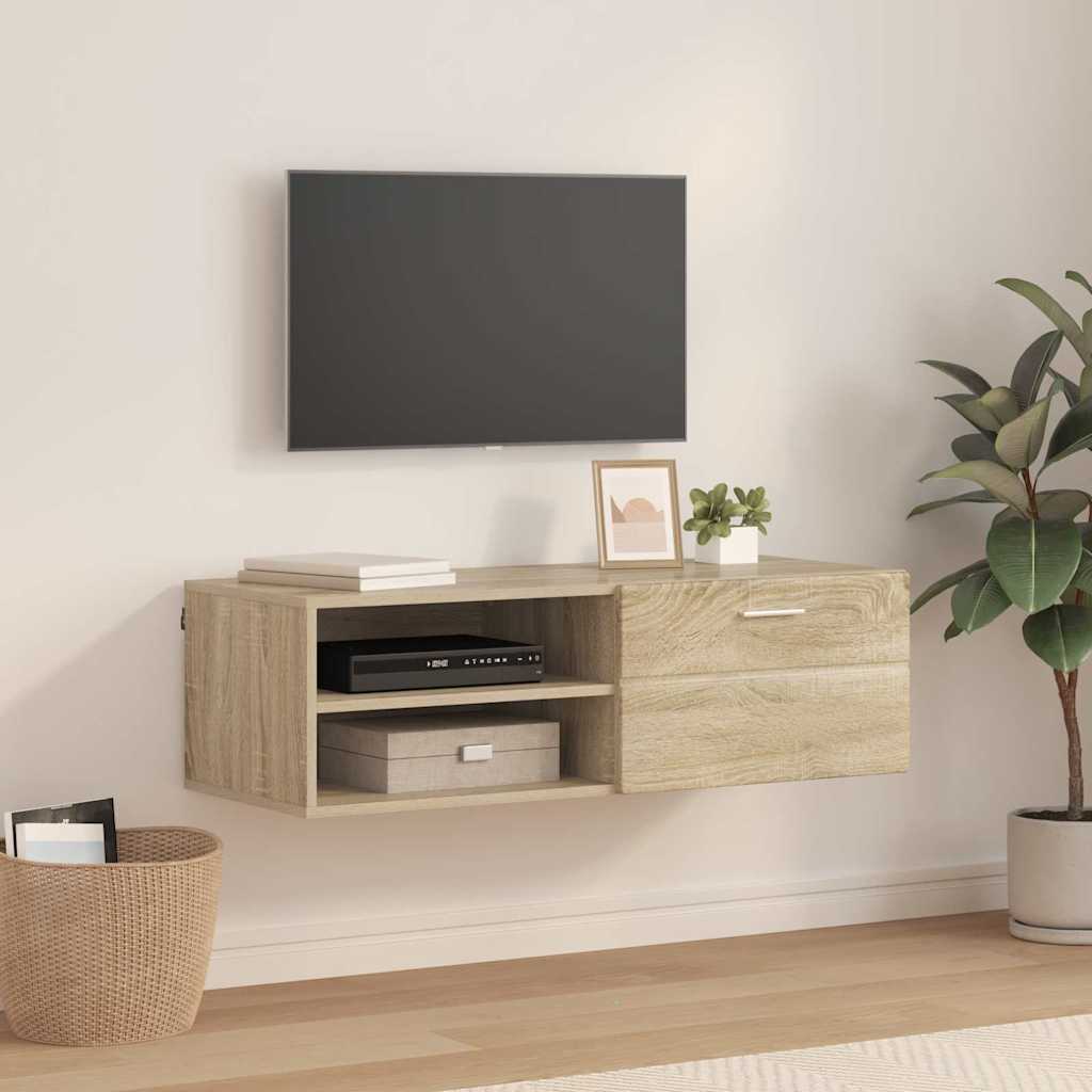 TV Cabinet Sonoma oak 100.5 x 39 x 30 cm Engineered wood