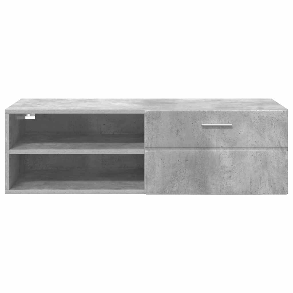TV Cabinet Concrete grey 100.5 x 39 x 30 cm Engineered wood