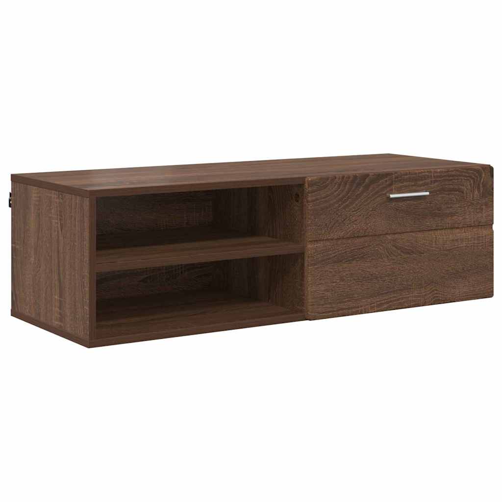 TV Cabinet Brown oak 100.5 x 39 x 30 cm Engineered wood