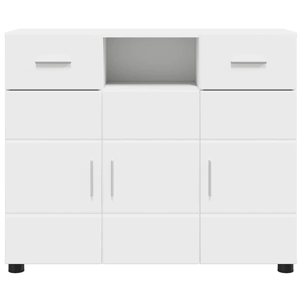 Sideboard with Drawer White 88.5 x 30.5 x 73 cm Engineered wood