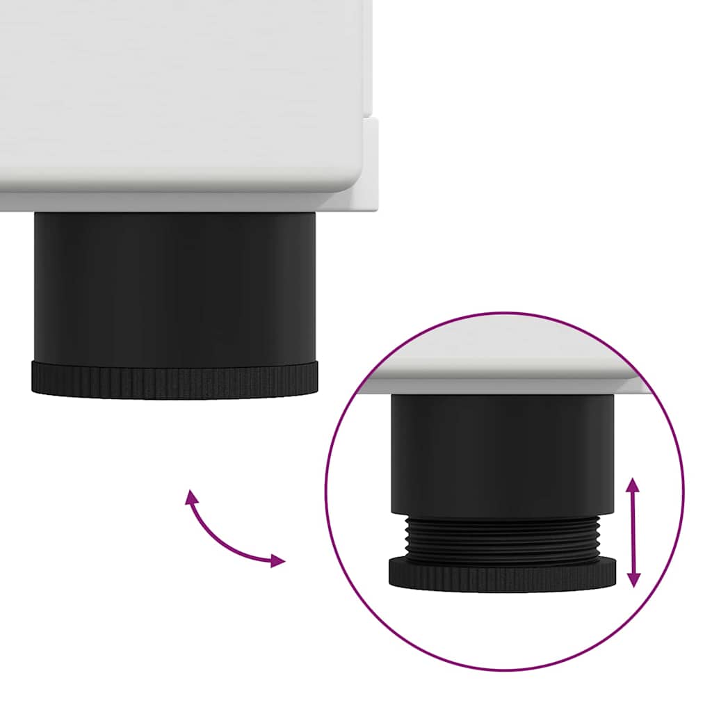 Sideboard with Drawer White 88.5 x 30.5 x 73 cm Engineered wood