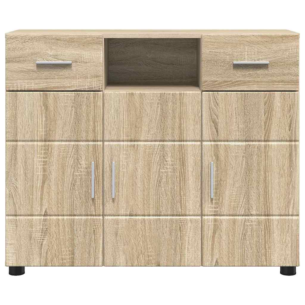 Sideboard Sonoma oak 88.5 x 30.5 x 73 cm Engineered wood