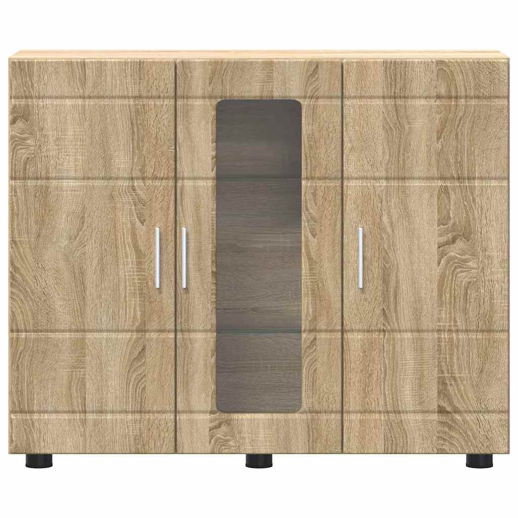 Sideboard Sonoma oak 55.5 x 29 x 100 cm Engineered wood