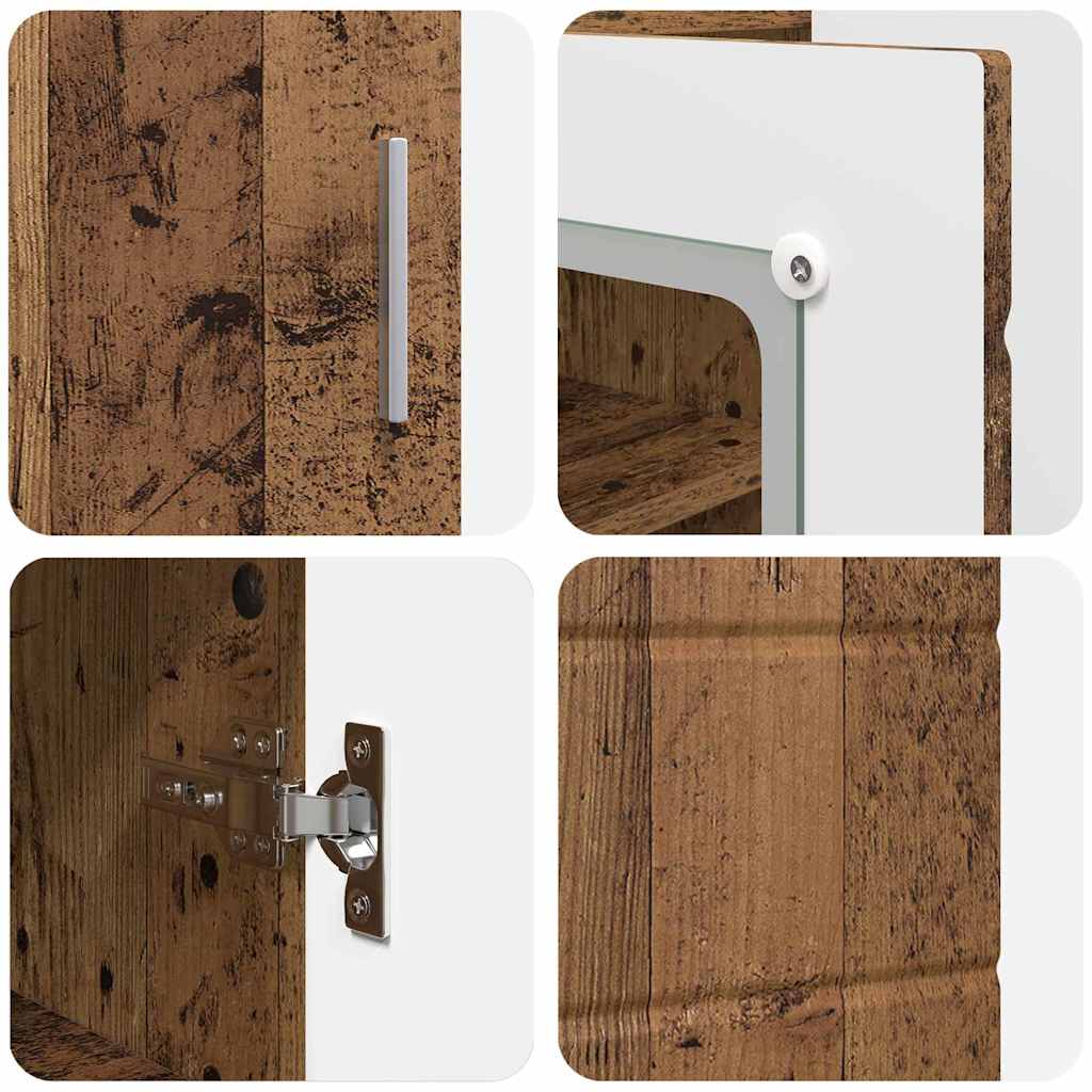 Sideboard with Door Old wood 55.5 x 29 x 100 cm Engineered wood