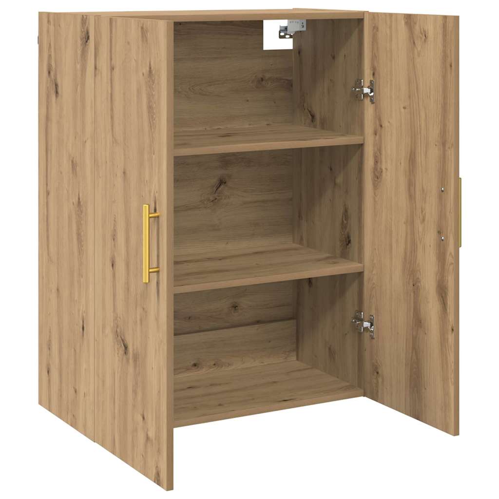 Wall Mounted Cabinets 2 pcs Artisan oak 69.5 x 34 x 90 cm