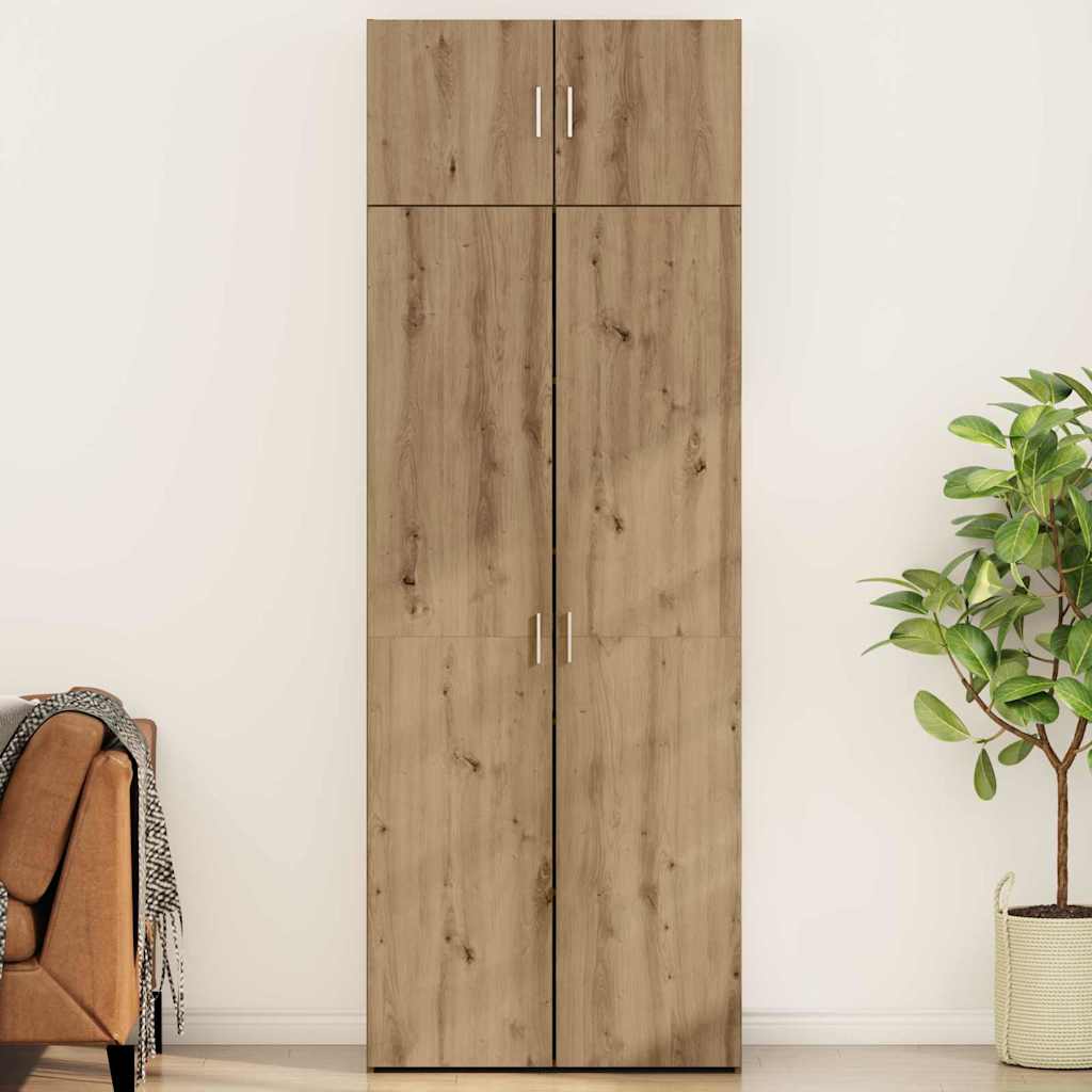 Storage Cabinet Artisan oak 80 x 42.5 x 225 cm Engineered wood