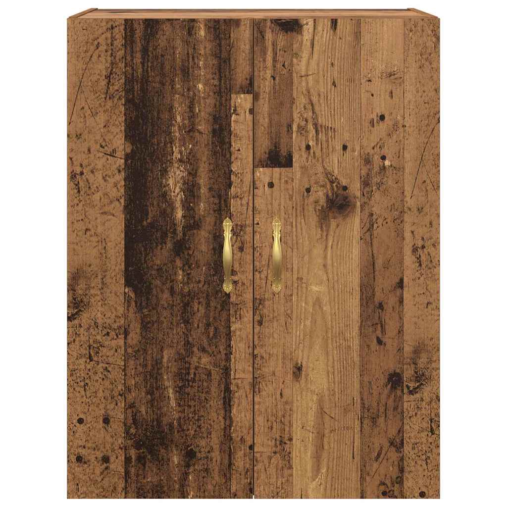 Wall Mounted Cabinets 2 pcs Old wood 69.5 x 34 x 90 cm