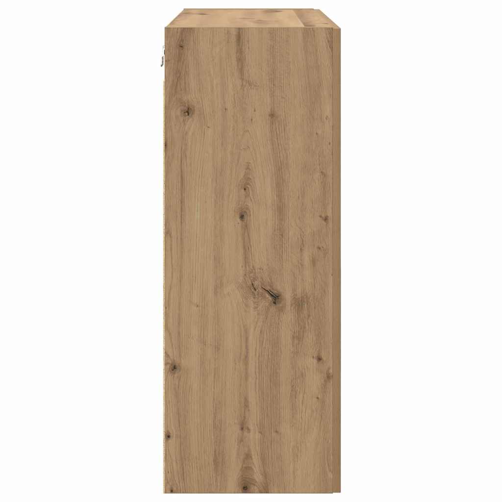 Wall Mounted Cabinets 2 pcs Artisan oak 69.5 x 34 x 90 cm
