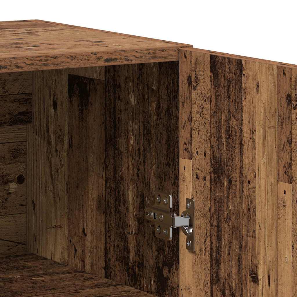 Highboard Old wood 69.5 x 34 x 180 cm Engineered wood