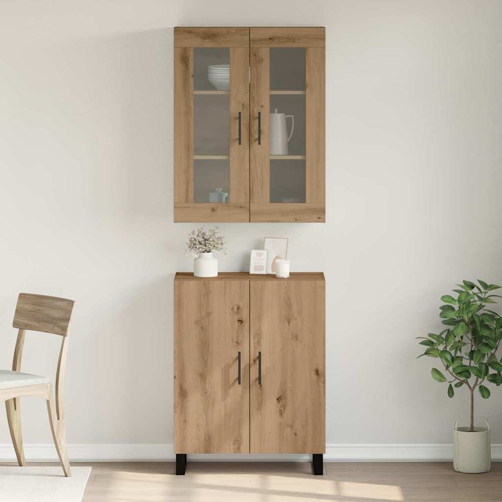 Highboard Artisan oak 69.5 x 34 x 180 cm Engineered wood
