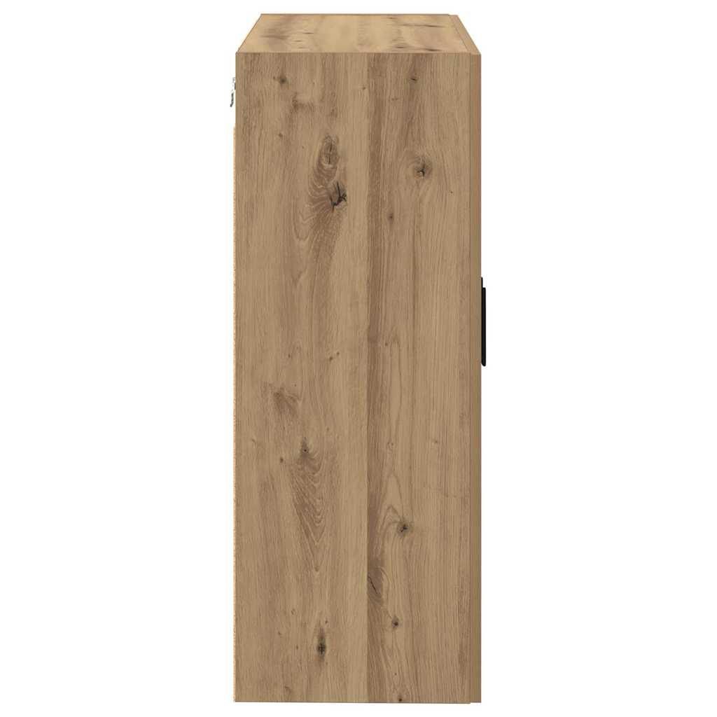 Wall Mounted Cabinets 2 pcs Artisan oak 69.5 x 34 x 90 cm