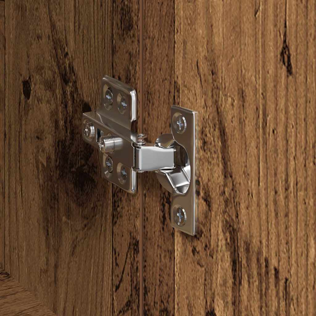 Sideboards 2 pcs Old wood 120 x 35 x 70 cm Engineered wood