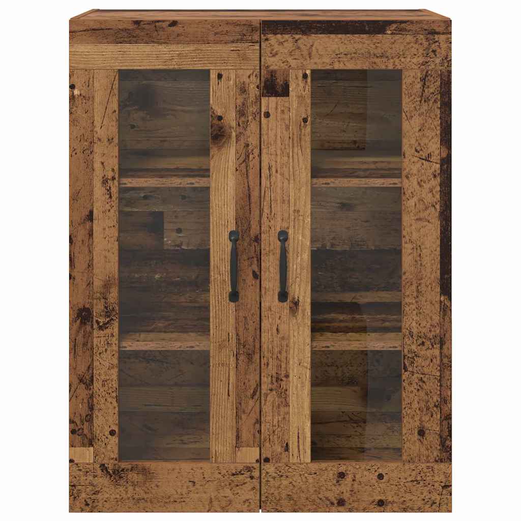 Wall Mounted Cabinets 2 pcs Old wood 69.5 x 34 x 90 cm