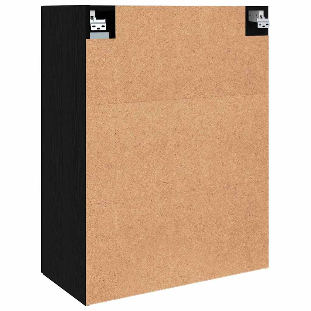 Wall Mounted Cabinets 2 pcs Black oak 69.5 x 34 x 90 cm