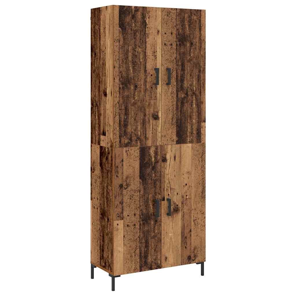 Highboard Old wood 69.5 x 34 x 180 cm Engineered Wood