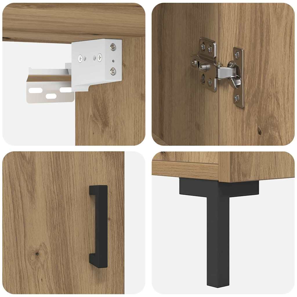 Highboard Artisan oak 69.5 x 34 x 180 cm Engineered Wood