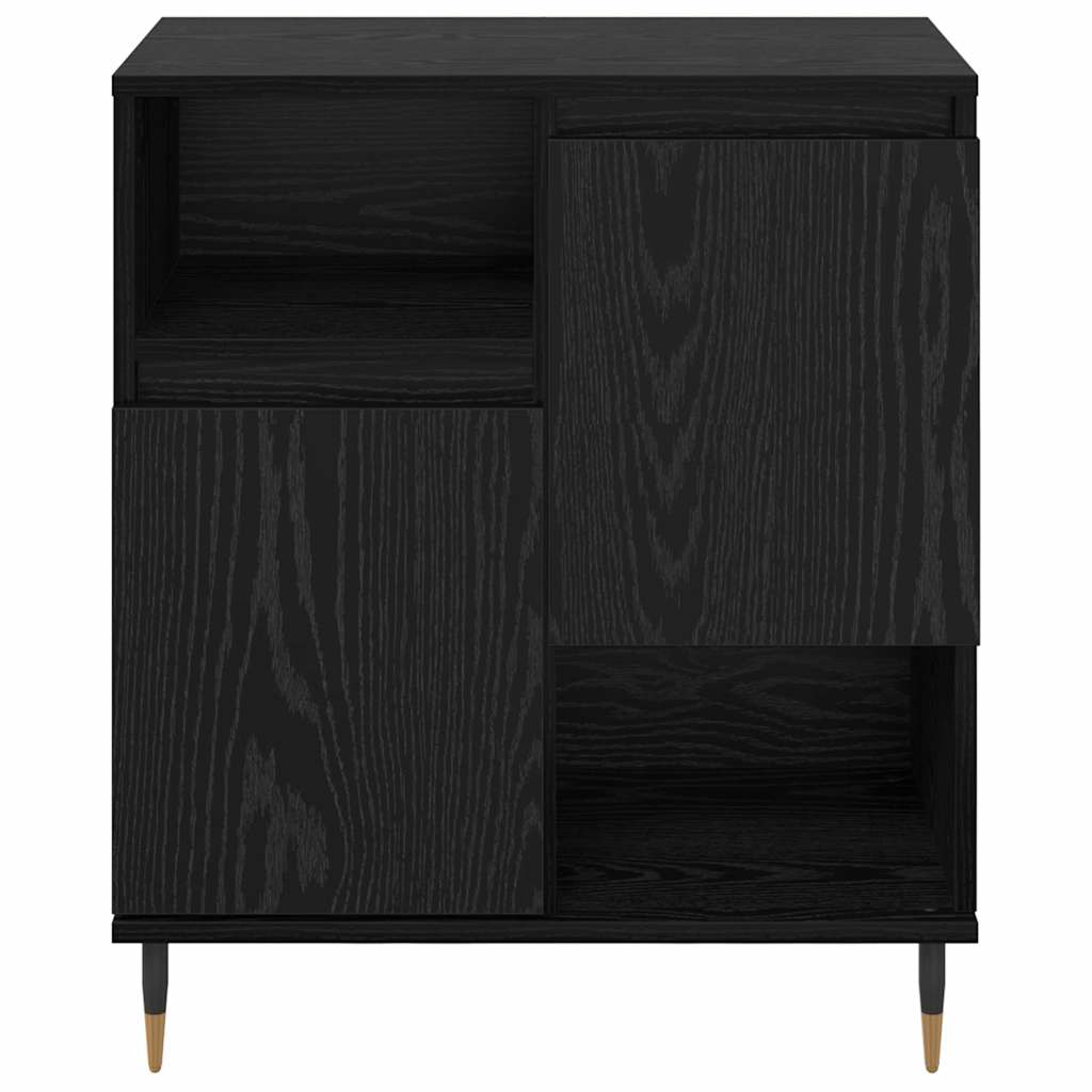 Sideboards 3 pcs Black oak 180 x 35 x 70 cm Engineered wood