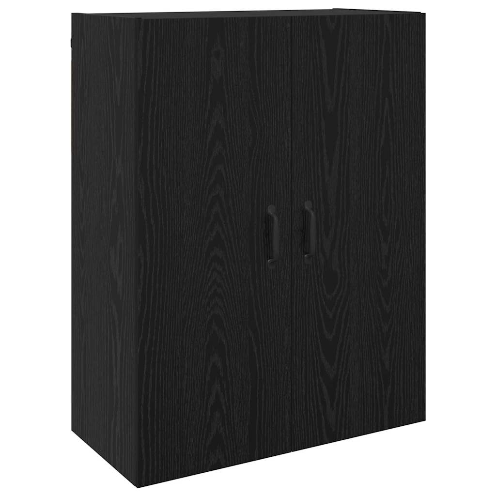 Wall Mounted Cabinets 2 pcs Black oak 69.5 x 34 x 90 cm