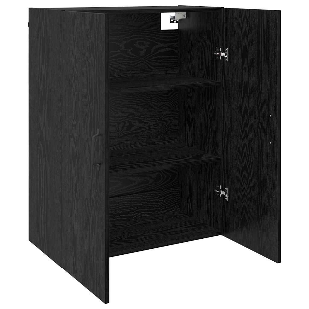 Wall Mounted Cabinets 2 pcs Black oak 69.5 x 34 x 90 cm