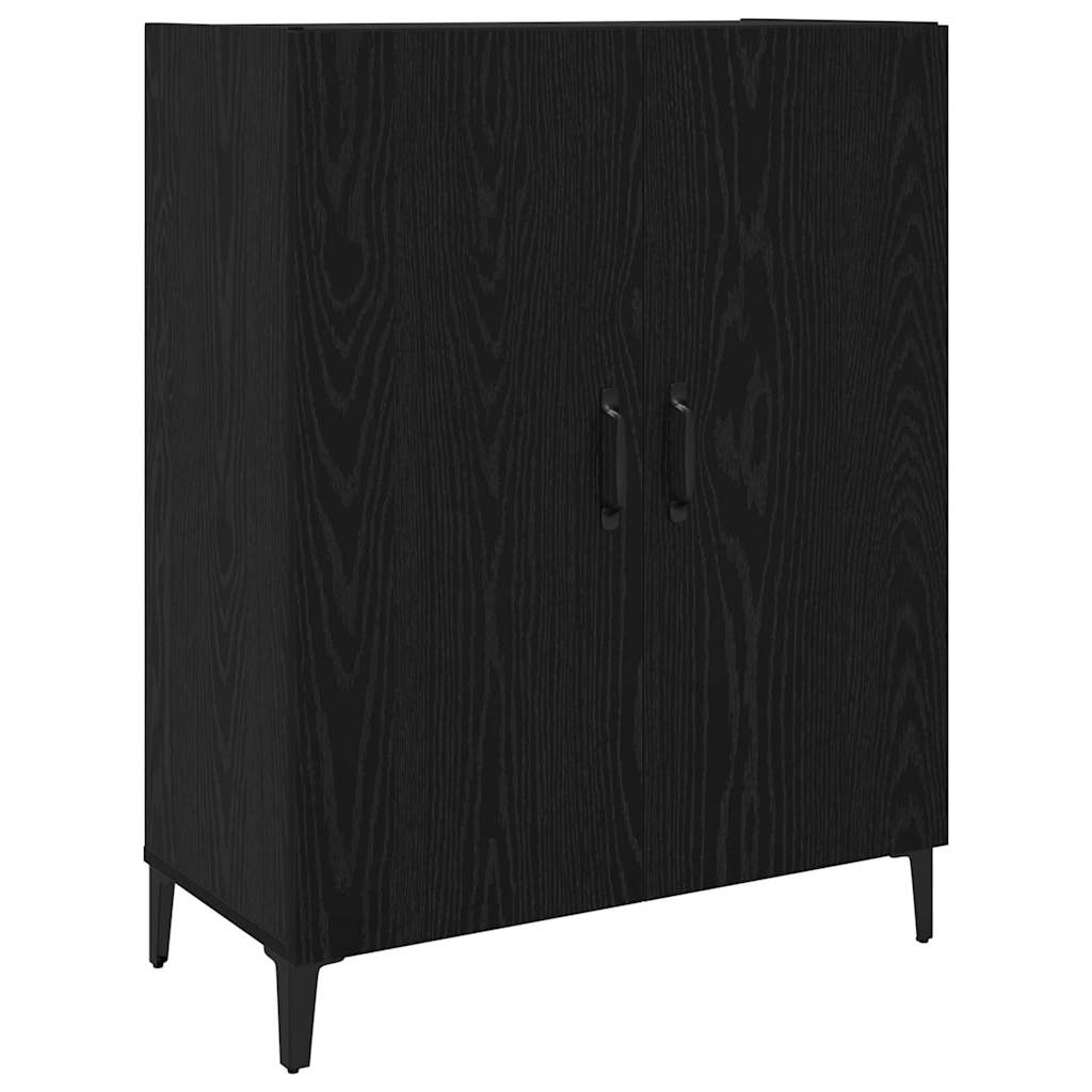 Highboard Black oak 69.5 x 34 x 180 cm Engineered wood