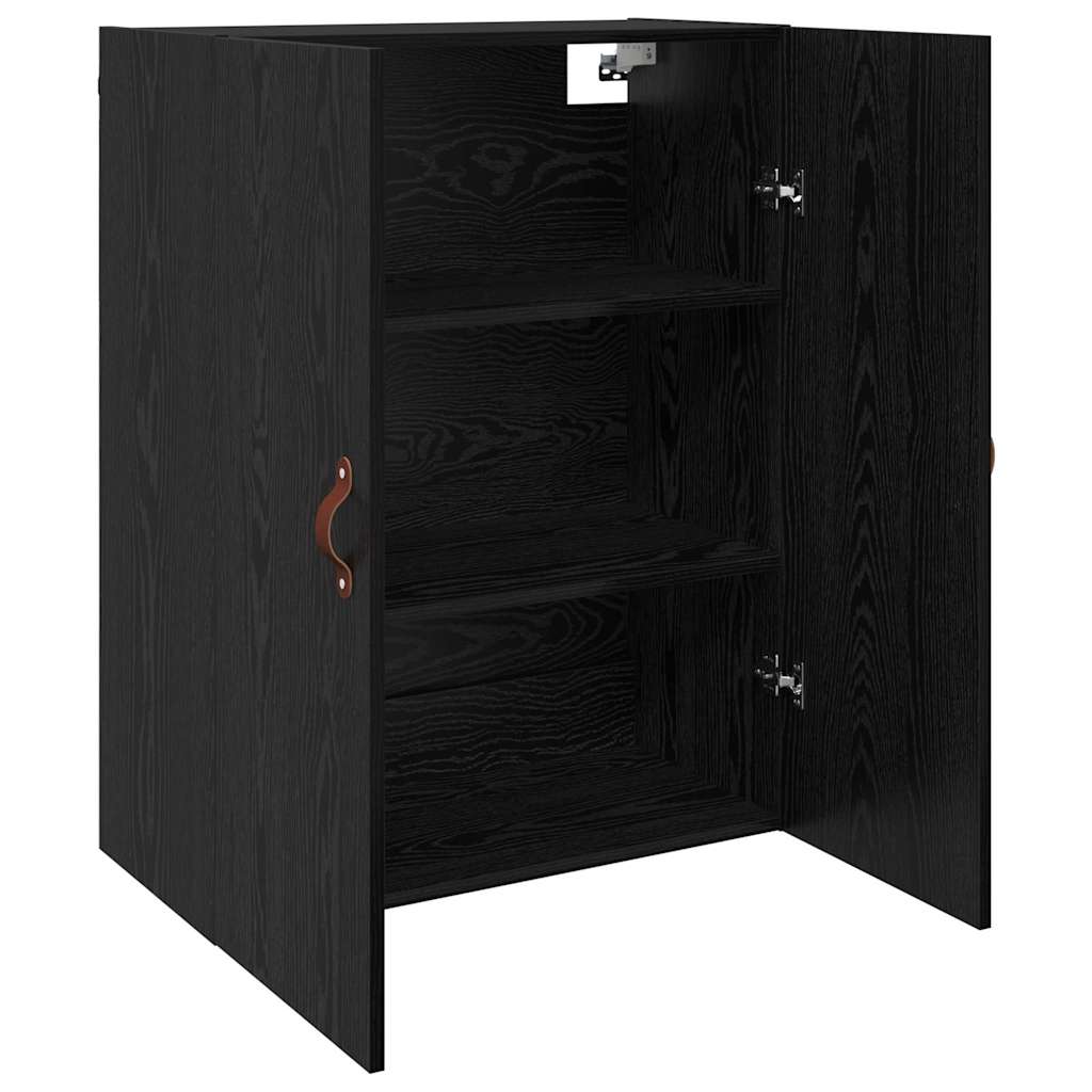 Wall Mounted Cabinets 2 pcs Black oak 69.5 x 34 x 90 cm