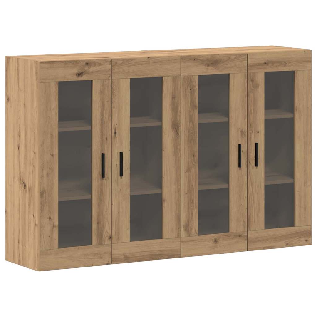 Wall Mounted Cabinets 2 pcs Artisan oak 69.5 x 34 x 90 cm