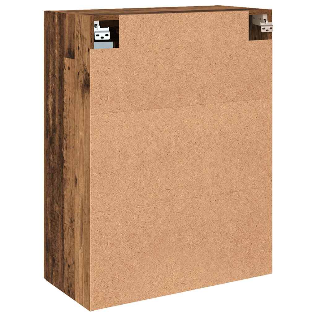 Wall Mounted Cabinets 2 pcs Old wood 69.5 x 34 x 90 cm